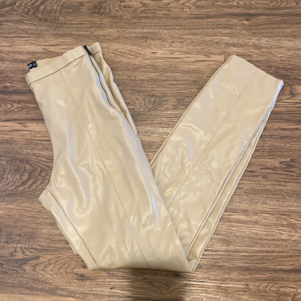 NWT Zara pleather legging